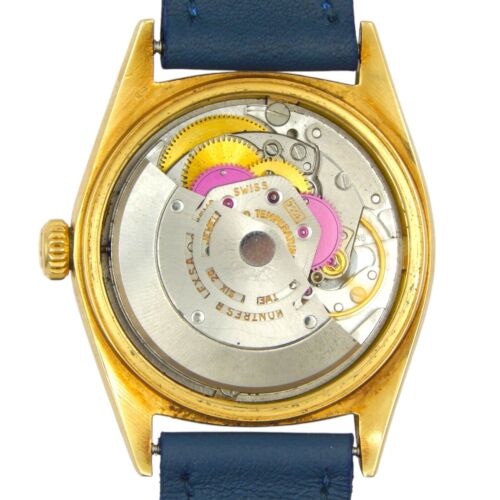 Rolex Day-Date 1803 - Blue Pie Pan Dial - 18k Gold Elegance (Vintage 1970s) - Picture 7 of 9