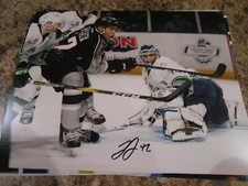 JUSTIN SOURDIF SIGNED 8X10 MATTE PHOTO VANCOUVER GIANTS WASHINGTON CAPITALS (E)