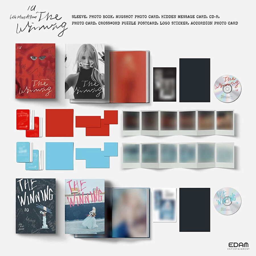 IU CDセット IU [THE WINNING] 6th Mini Album CD+Photo Book+7 Card+3 Sticker+Pre