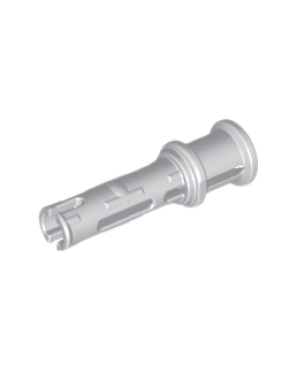 LEGO 10x Technic, Pin 3L with Friction Ridges and Stop Bush - Part