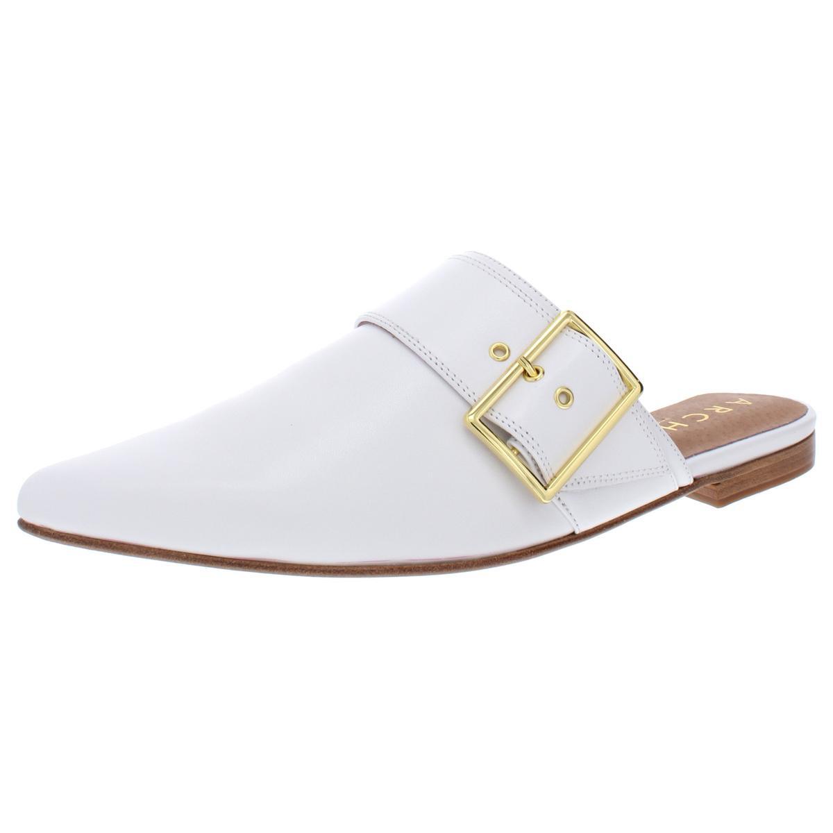 Архивные женские туфли-мюли Bond белые из искусственной кожи 5,5 средний (B,M) BHFO 0864