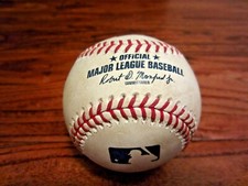 Yonder Alonso White Sox Game Used SINGLE Baseball 4/19/2019 Hit #827 vs Tigers