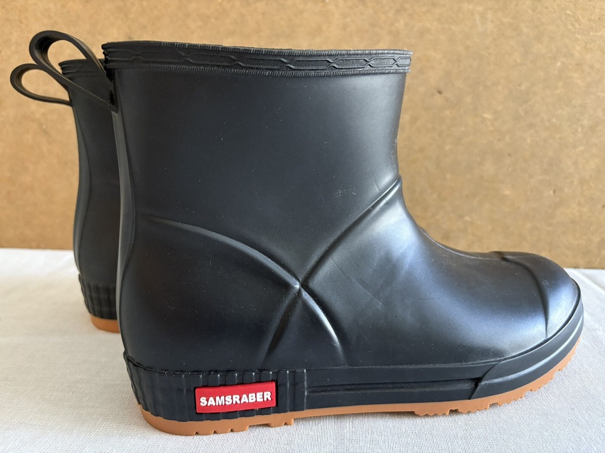 Wellington Rain Boots SAMSRABER Waterproof Ankle Wellies Women