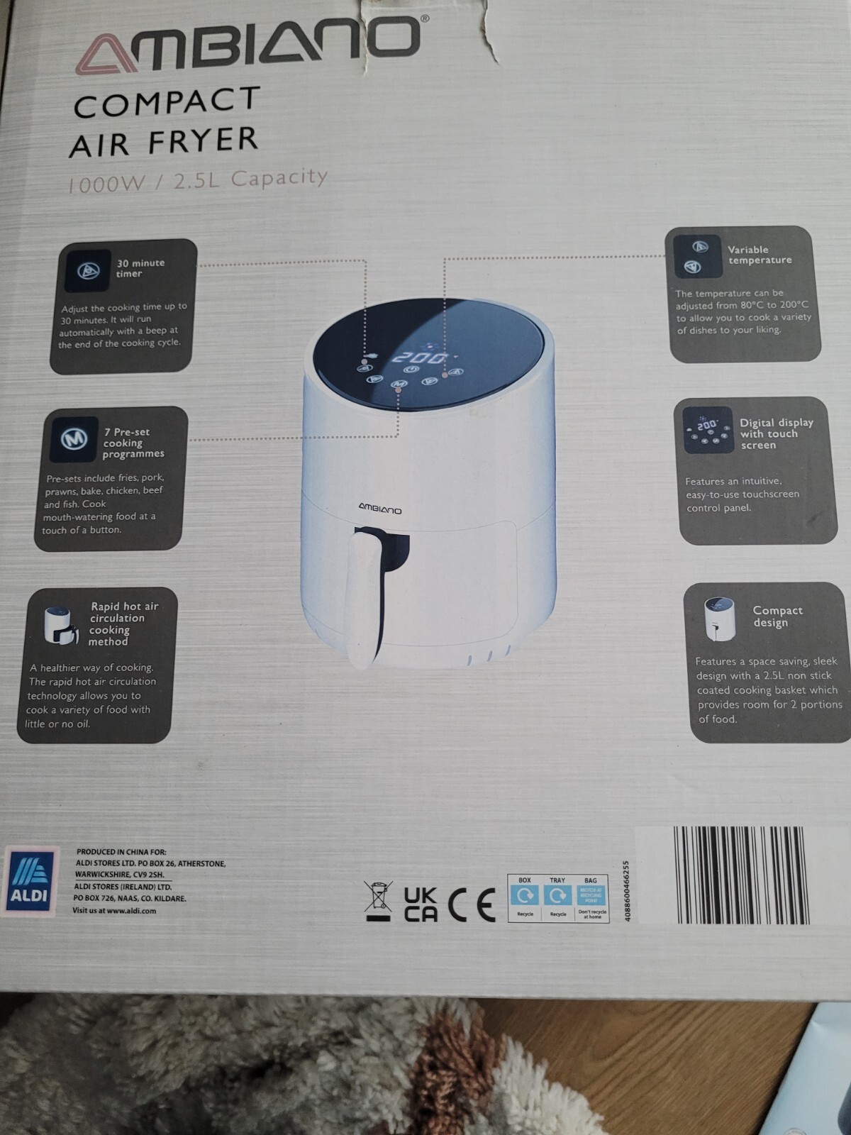 Ambiano Compact Air Fryer eBay