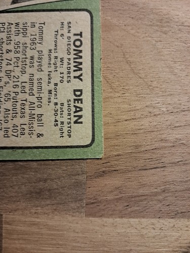 1971 Topps - #364 Tommy Dean - Bild 11 von 12