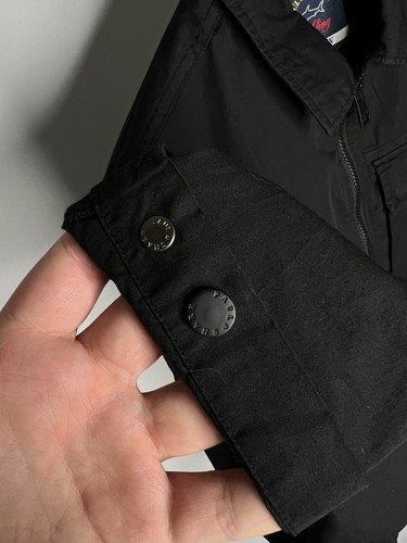 PAUL & SHARK Yachting Crew Harrington Jacket Cotton Black Men Sz.S Made in Italy - Picture 9 of 16