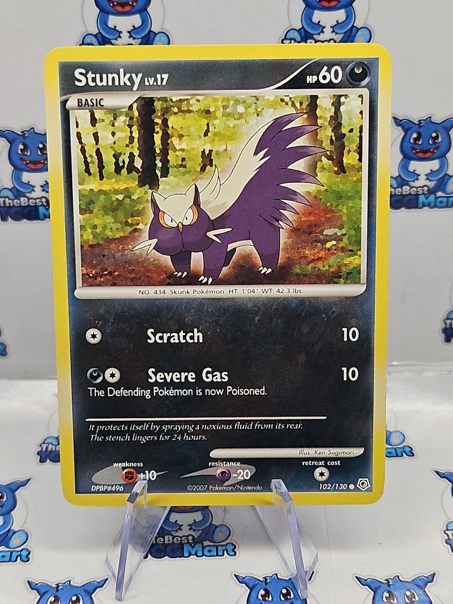 Pokmon Stunky Diamond & Pearl 102/130 LP | eBay Pokmon Stunky Diamond & Pearl 102/130 LP | eBay