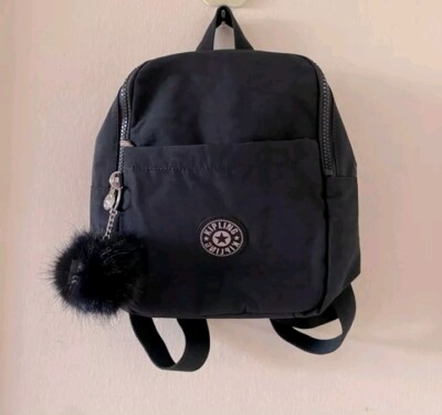Kipling Black Mini Backpack with Pom-Pom Charm Kipling Ives Mini Convertible Backpack Crossbody KI1467  main image 3