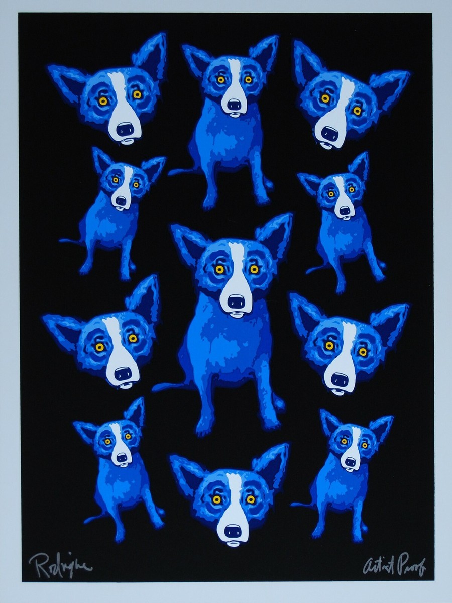 George Rodrigue Blue Dog 