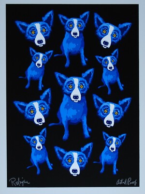 George Rodrigue Blue Dog 