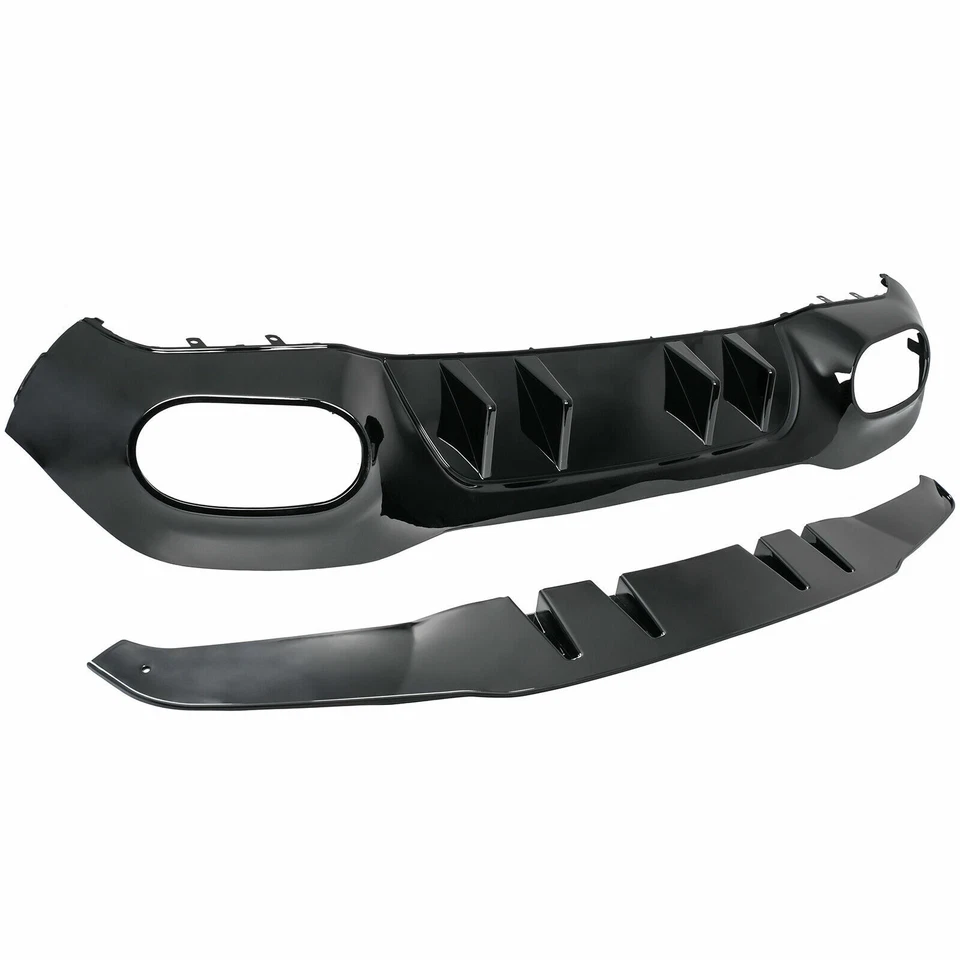 Difusor escapes para Mercedes Clase A W177 Hatchback con pack AMG A35 look 2018+ - Imagen 3 de 4