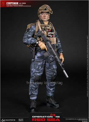 Damtoys Dms009 1/6 Corpsman - Lu Chen Pla Navy Marine Corps  Jiao Long  Special