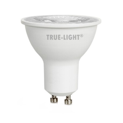 TRUE LIGHT 6,5 W LED GU10 Vollspektrum Tageslicht CRI 98 5.500K DIM 3-Step