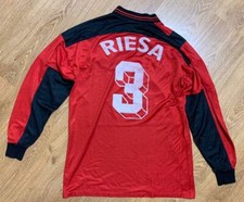 FC Stahl Riesa 98 Long Sleeve Football Shirt Soccer Jersey Vintage Erima #3 Sz L