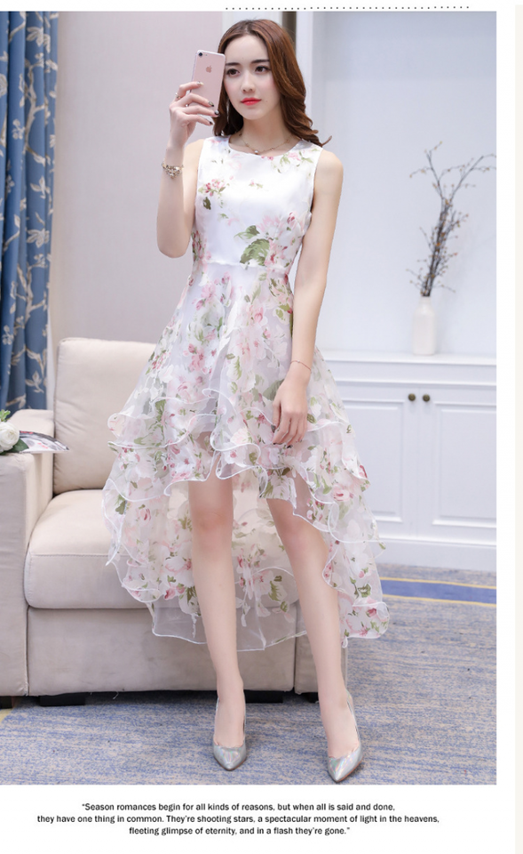 Women's Short Gown Prom Dress Floral Lace Formal Cocktail Evening Party ...