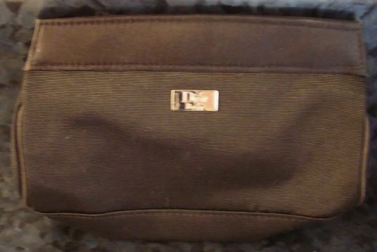CHRISTIAN DIOR Parfum maquillage cosmétique trousse de toilette sac noir JOLI
