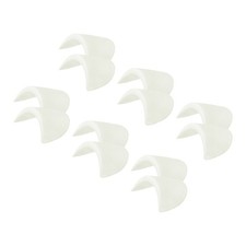 6 Pairs Shoulder Pads, Costume Shoulder Pads Small for Clothing, White