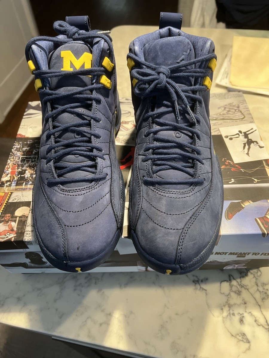 Size 10.5 - Air Jordan 12 Retro Michigan for sale online | eBay display picture 3