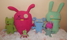 Lot of 6 Hasbro Ugly Dolls Stuffed Animal Plush