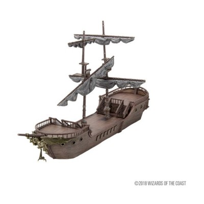 WizKids Terrain Falling Star Sailing Ship Fair/NM