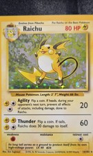 Pokémon TCG Raichu Base Set 14/102 Holo 1999-2000 Wizards Base Set  on eBay