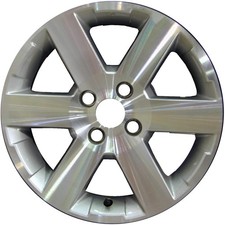 15x6 6 Spoke Refurbished Aluminum Wheel Machined And Painted Silver 560-72639 15x6 6 Spoke Refurbished Aluminum Wheel Machined And Painted Silver 560-72639