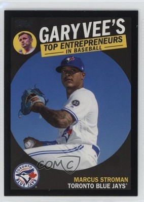 2019 Topps Gary Vee's Top Entrepreneurs Black /299 Marcus Stroman #GV-2 y0i