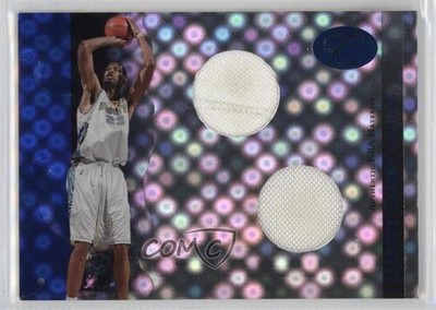 2006-07 Bowman Elevation Power Brokers Dual Relics Blue 44/79 Marcus Camby 7bt