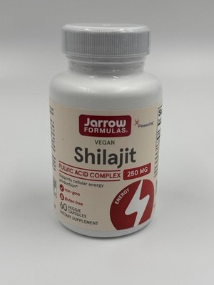 Jarrow Formulas SHILAJIT Fulvic Acid Complex 250Mg 60 Veg Caps Exp 04/27 