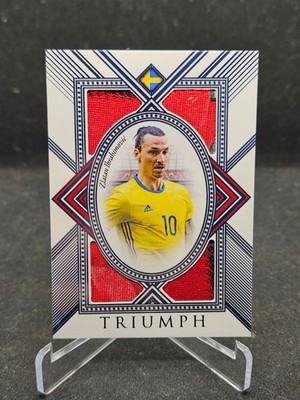 Zlatan Ibrahimovic 2025 Futera Triumph 10/10 Jersey Match Quad Game Worn Jersey