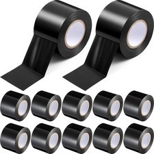 10 Rolls Black Electrical Tape Waterproof 2 in x 66 ft