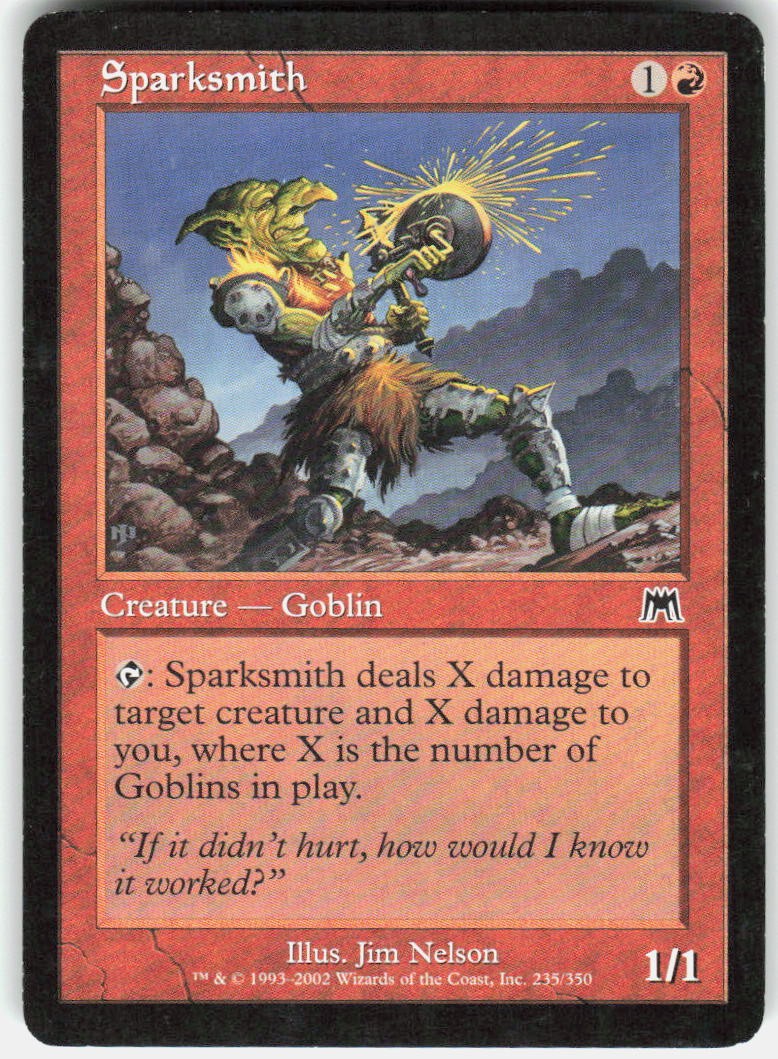Sparksmith 235 Onslaught Magic: The Gathering Common
