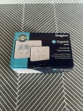 Drayton Digistat Dual-Channel RF Programmable Room Thermostat - White (RF902)