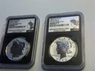 2023 S Morgan & Peace Dollar Reverse Proof Set PF70 Special Black Label /5000