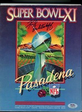 Fred Biletnikoff PSA DNA Signed  1977 Super Bowl XI Program Autograph