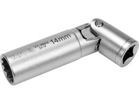 "Yato ZüNdkerzen SteckschlüSsel ZwöLfkant Mit Gelenk 3/8\" 14Mm YT-38512"