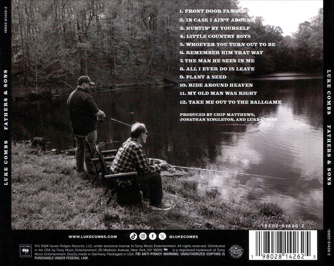 LUKE COMBS FATHERS & SONS NEW CD 198028142625| eBay