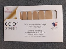 Color Street Nail Polish Strips 16 Long-Lasting Strips Giza Sands