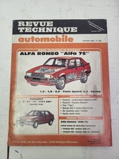 Revue technique Alfa Romeo ALFA 75