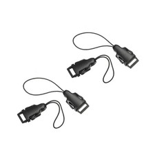 Camera Strap Loops Connector, 4Pcs Quick Release Strap Buckle Adapter, Black