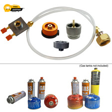 Camping Gas Stove Propane Refill Adapter Cylinder Tank Coupler with Pressure