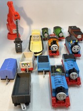 Thomas The Train Friends Misc Lot 7 Engines, Boat, Crain, Cargo Cars