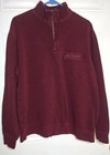 Pendleton 1/4 Quarter Zip Red Sweater 100% Cotton Sweatshirt Pullover Top XL