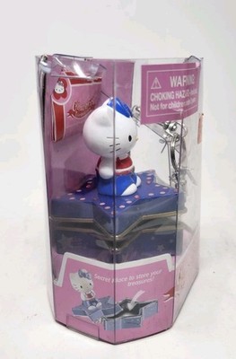 Vintage 2003 Hello Kitty Charming Treasures-Treasure Box & Charms