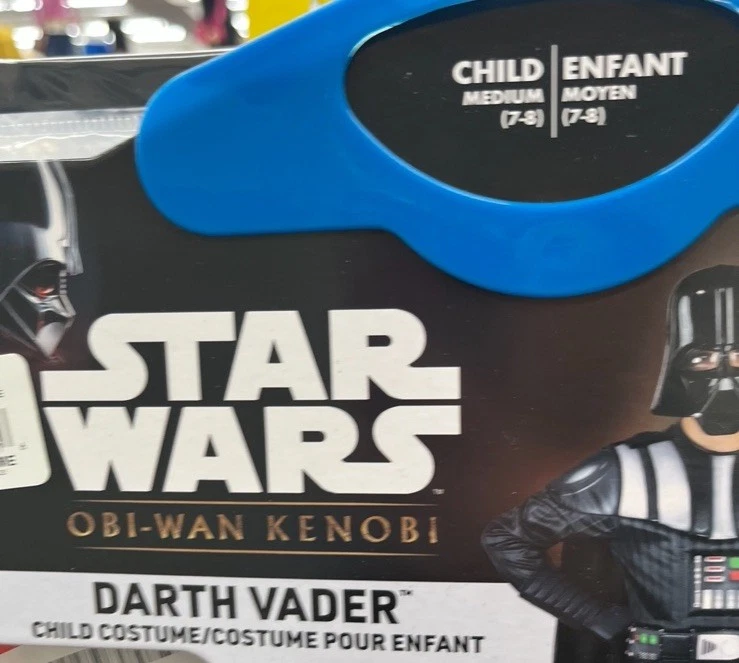 NWT Jazwares Star Wars Darth Vader Children Costume Size 7-8 Year Size M + Other - Image 3 of 3