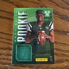 2014 Panini Father's Day - RC Memorabilia St. Patrick's Day Geno Smith #2 MEM