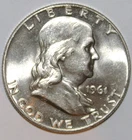1961-D Franklin Half Dollar - Brilliant Uncirculated - #8951D