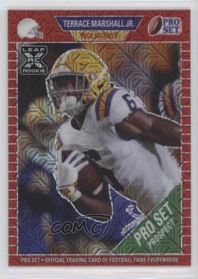 2021 Leaf Pro Set Metal Red Mojo 25/35 Terrace Marshall Jr #87 Rookie RC 2qw