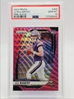 J.J. MCCARTHY 2024 PANINI PRIZM ROOKIE PINK WAVE VIKINGS RC PSA 10 Q0004
