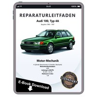 Audi 100 4A 1990-1997 Benzinmotor 125 PS Mechanik Reparaturhandbuch Download